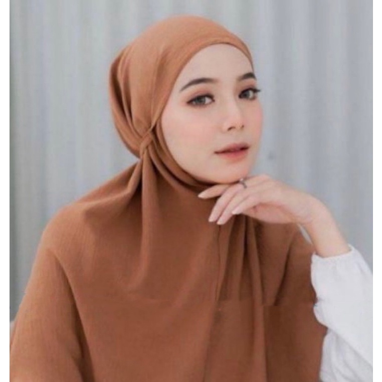 TINA COLLCETION - BERGO MARYAM CRINKLE AIRFLOW JUMBO // HIJAB NON PED SIZE XL