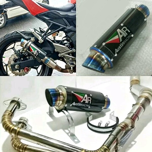 knalpot AUSTIN Kawasaki Ninja 250 Fi/Karbu