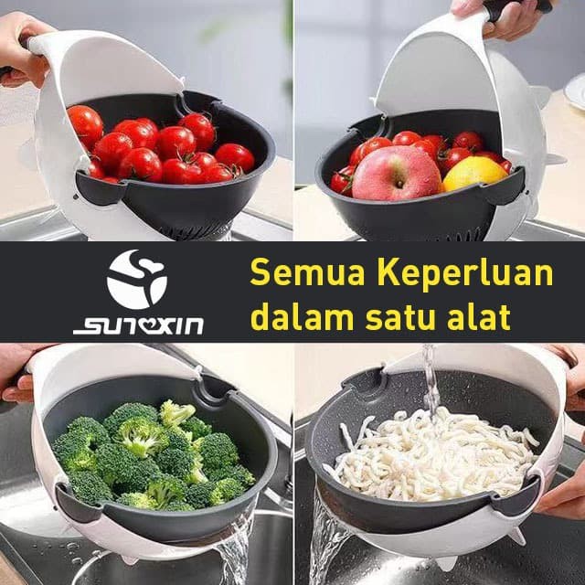 Alat Pemotong Parutan Sayur multifungsi Buah sayur Tirisan air