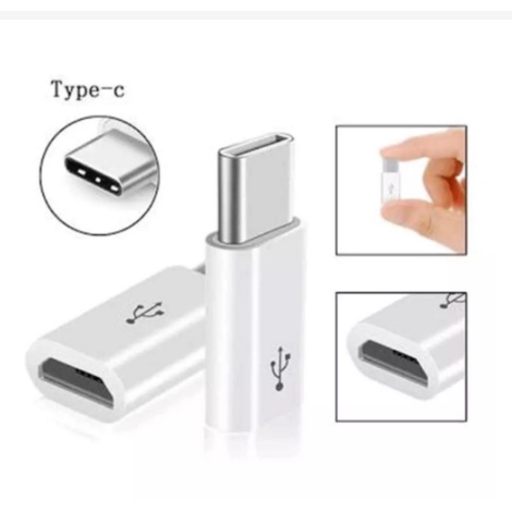 ITSTORE Converter Micro USB Female To Type C Male - Konektor Jack Mikro USB Ke Lubang Socket Tipe C