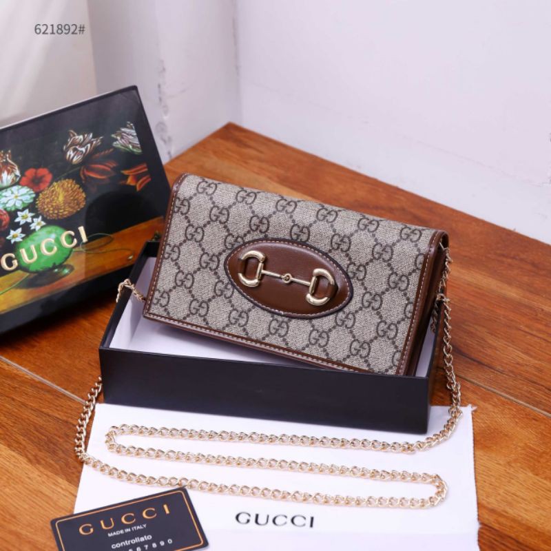 DOMPET WANITA LIPAT GUCCI WALLET