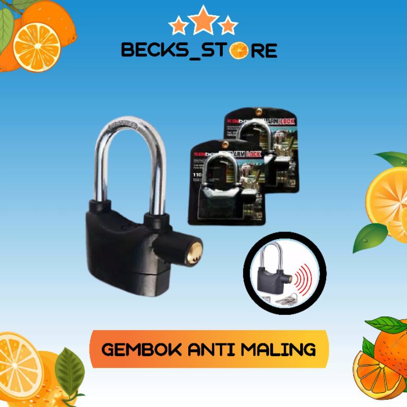 GEMBOK ALARM / GEMBOK MOTOR ALARM / GEMBOK RUMAH