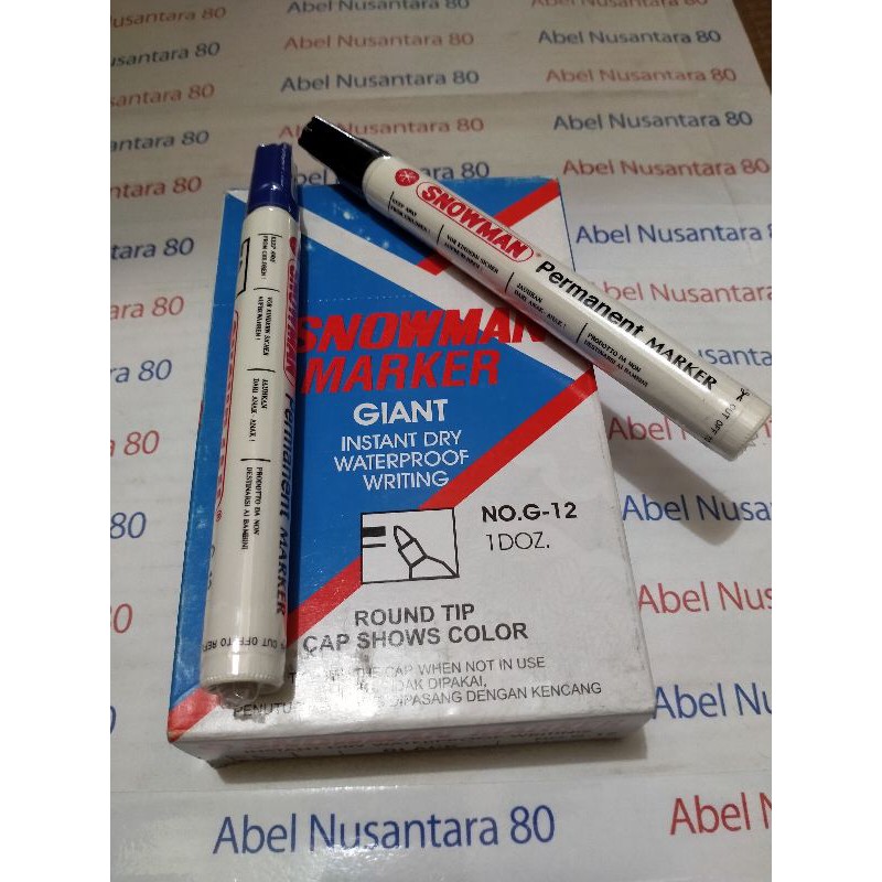 

spidol permanen snowman marker G 12