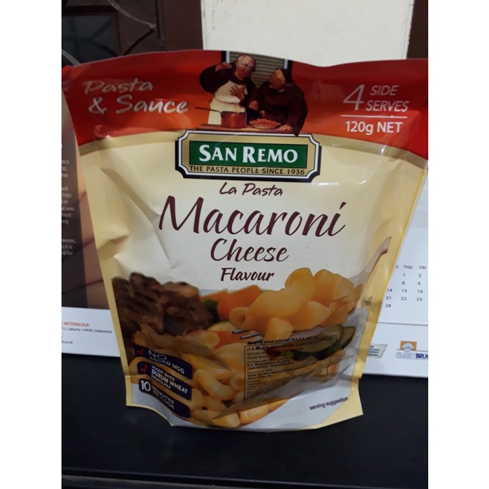

Ss5g74gfd La Pasta Macaroni Cheese San Remo 120Gr Ff04151