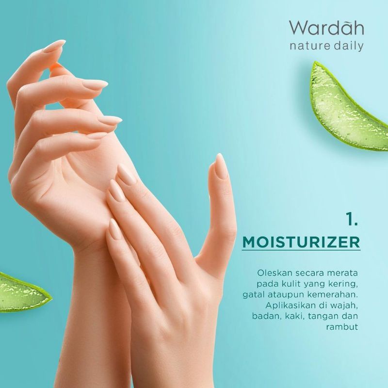 Wardah Nature Daily Aloe Hydramild Multifunction Gel 100ml