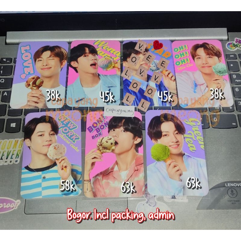 PC Baskin Robbins BTS photocard