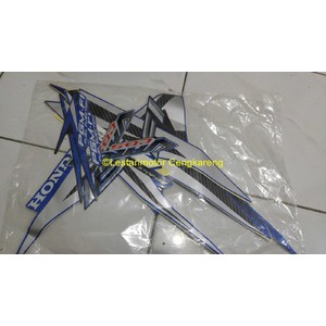 Striping Lis - lis Body - Stiker Motor Vario 125 FI CBS Biru Hitam - sticker motor