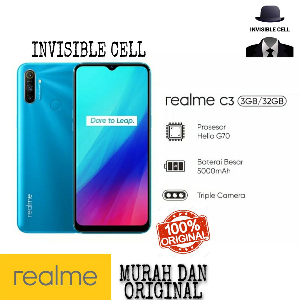 Realme 5i 4/64 Snapdragon 665 & Realme C3 3/32 Garansi Resmi(BNIB)