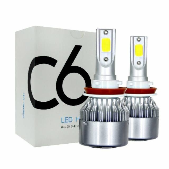 2PCS LAMPU  HEADLAMP FOGLAMP H4 H11  H8 H3 HB4 9006 LED  C6  