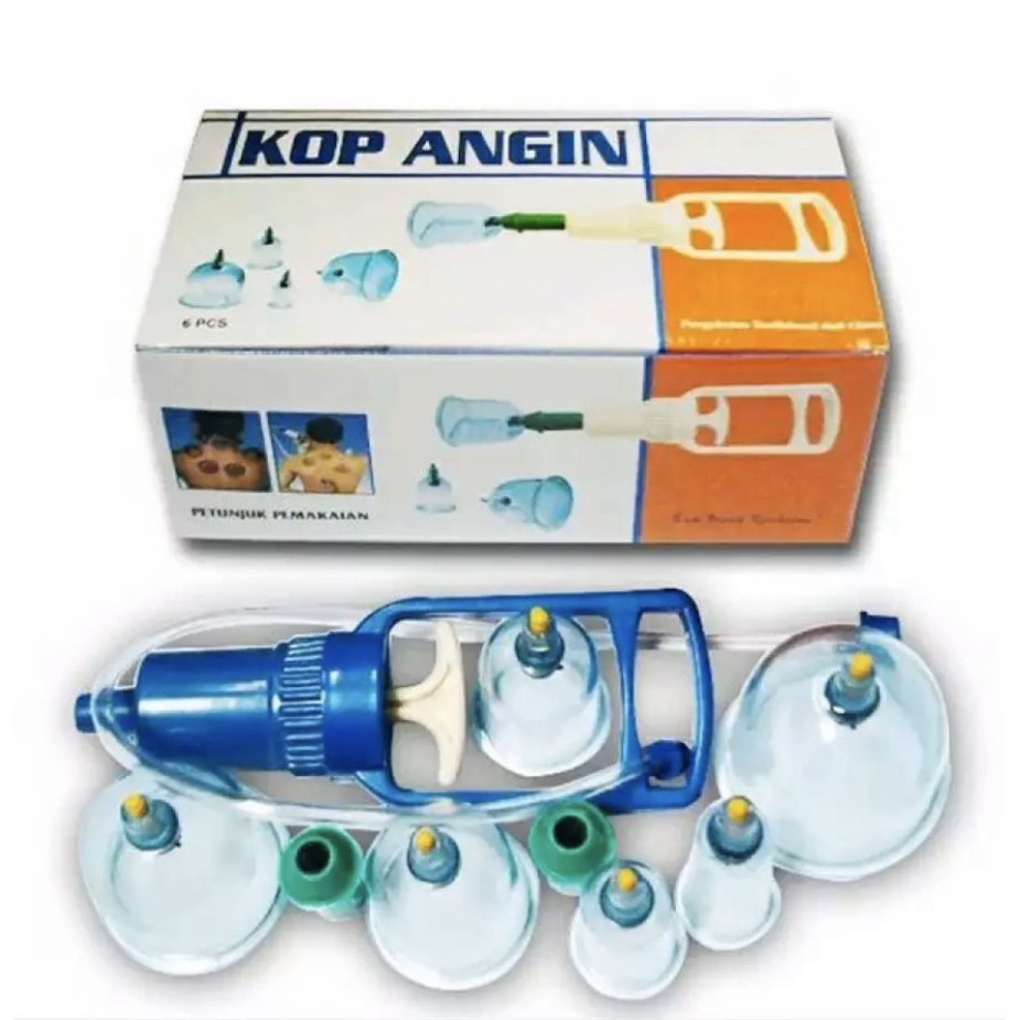 KOP ANGIN ALAT BEKAM BADAN MASUK ANGIN 6 PCS TABUNG BERKUALITAS