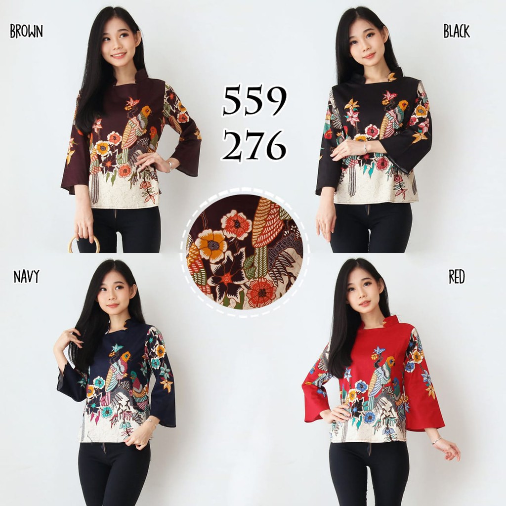  Batik  Wanita  Atasan  Batik  559 990 New Shopee  Indonesia