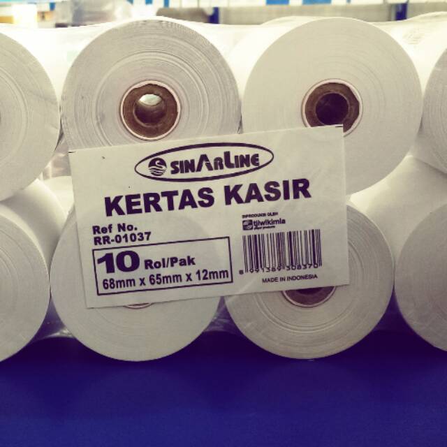

Kertas Struk Kasir 68x65 mm Paperline