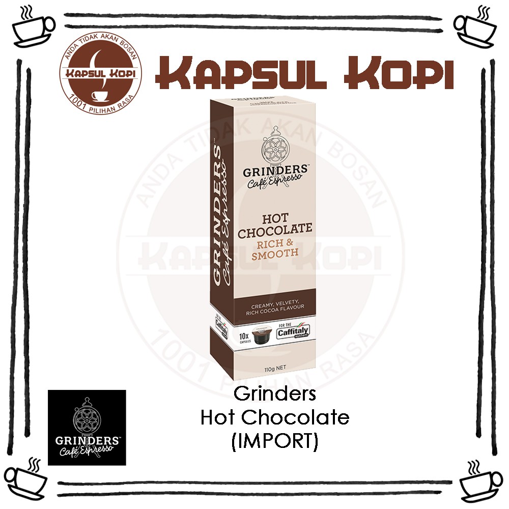 Kapsul Kopi Grinders Hot Chocolate CBTL Caffitaly Capsule Compatible