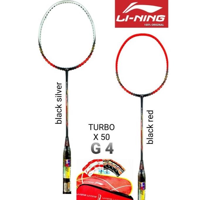 UO550 RAKET BULUTANGKIS BADMINTON LINING TURBO X 50 G 4 BONUS TAS ORIG DDSD5465