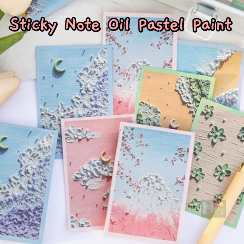 

Sticky Note / Memo Tempel motif Oil Pastel Paint