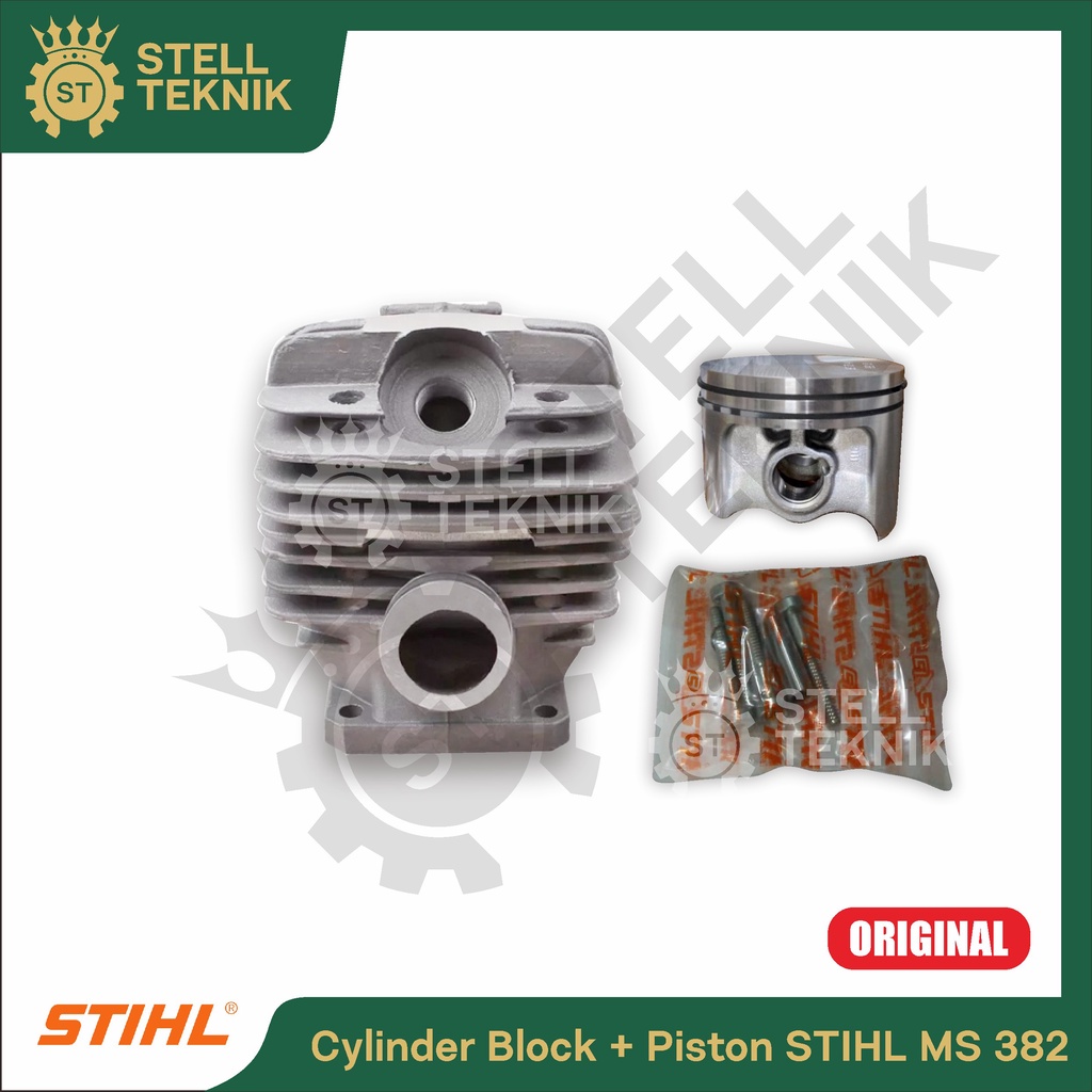 Cylinder Block Assy with Piston MS 382 STIHL Original