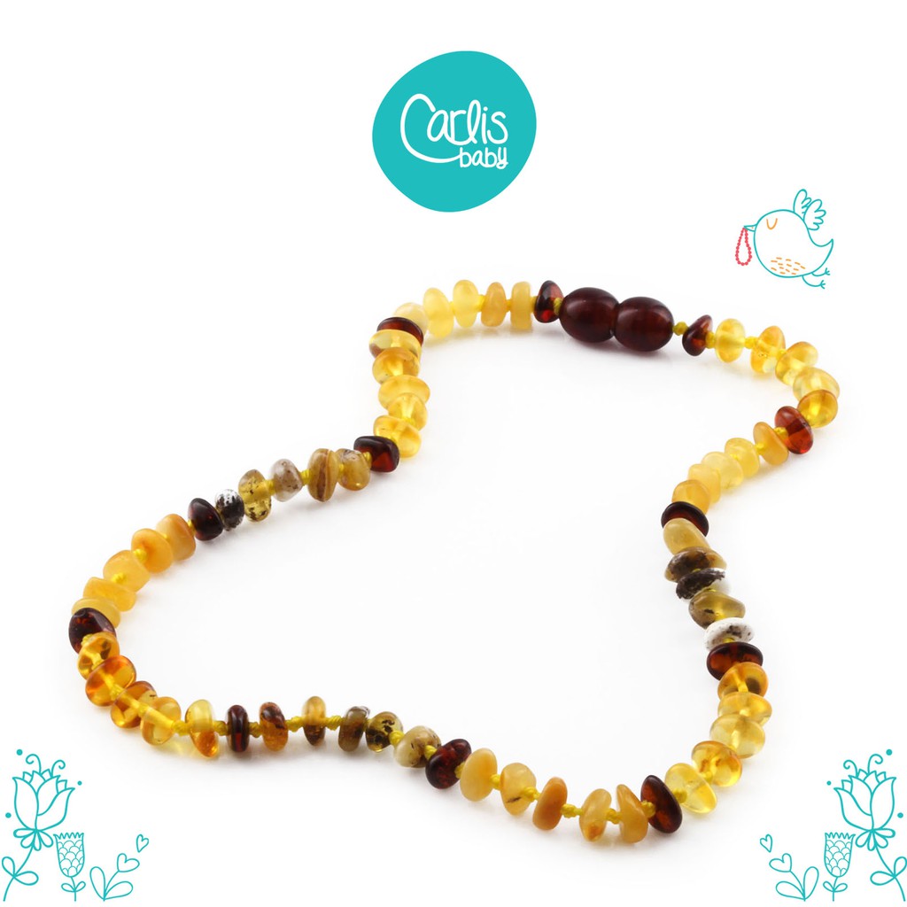 CE163 Kalung Amber Tumbuh Gigi Bayi By Carlis Baby