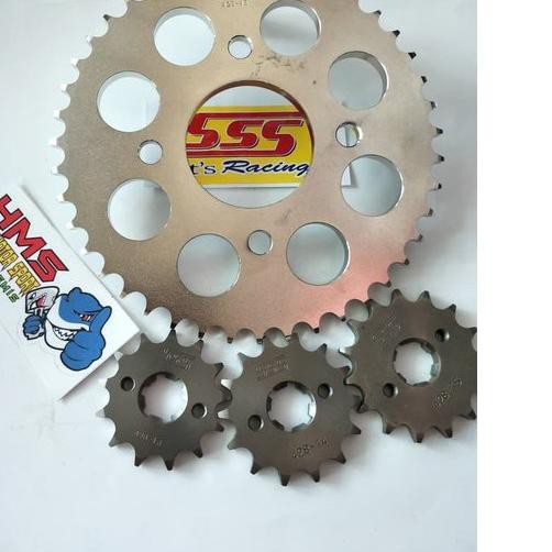 ✺ GEAR SSS Depan - Belakang 415 - 428 Kharisma - Supra Fit New - Supra X 125 - Blade - Revo ALL SIZE