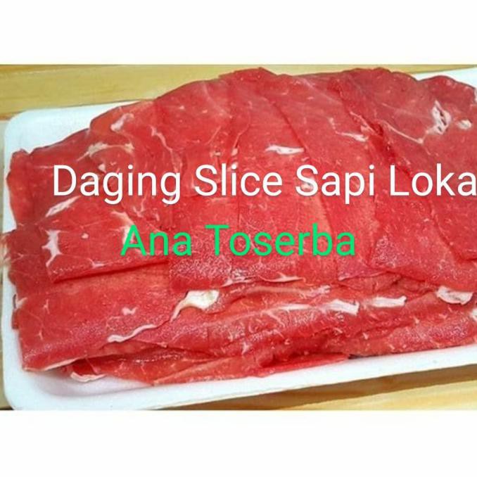 

Daging Slice Iris Sapi Lokal Segar Fresh 1Kg Harga Grosir Termurah Cutdifastore