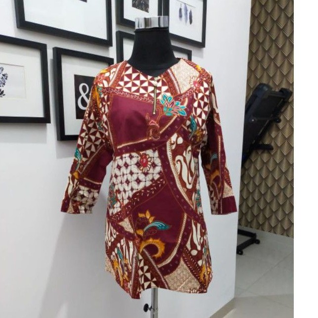 BLOUSE BATIK STRETCH KNK BUSUI