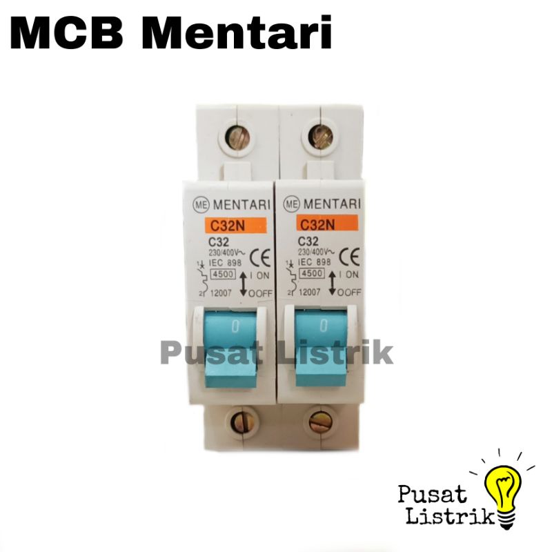 MCB 1Phase Pemutus Arus Listrik Murah Miniature Circuit Breaker (MCB) Bagus