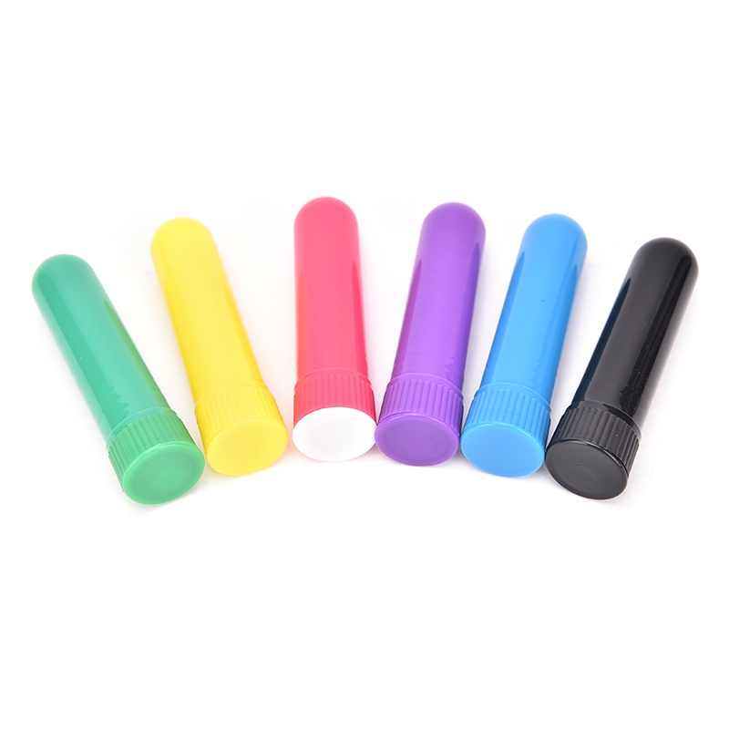 Dreamdreaming.id 12pcs / Set Tabung Inhaler Kosong + Stick Untuk Minyak Esensial / Aromaterapi