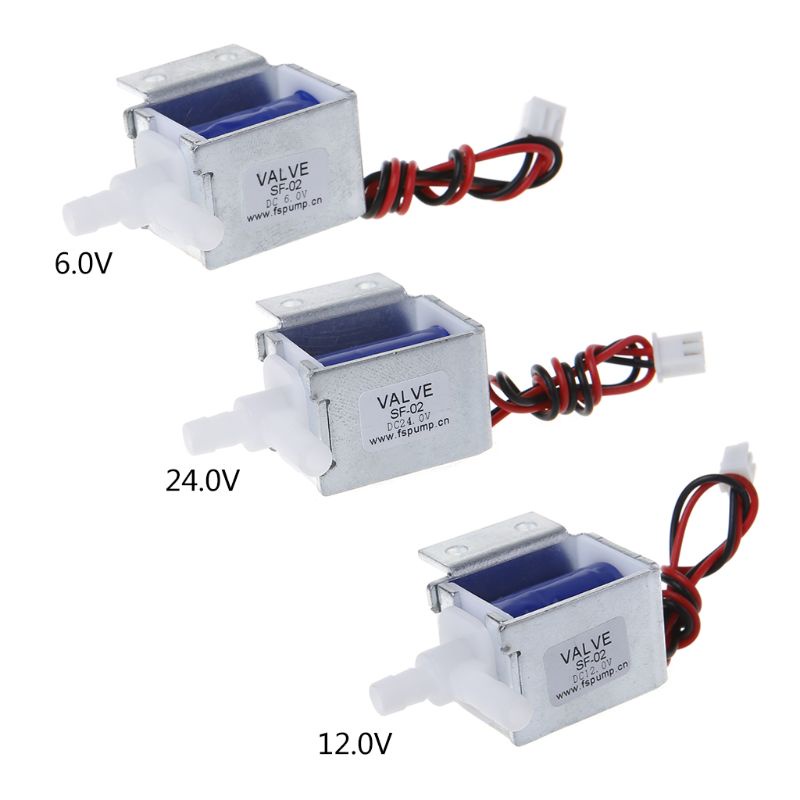 Solenoid N/C Elektrik Mikro BT DC6-24V Untuk Valve Knalpot Pelepas Gas Udara 2posisi