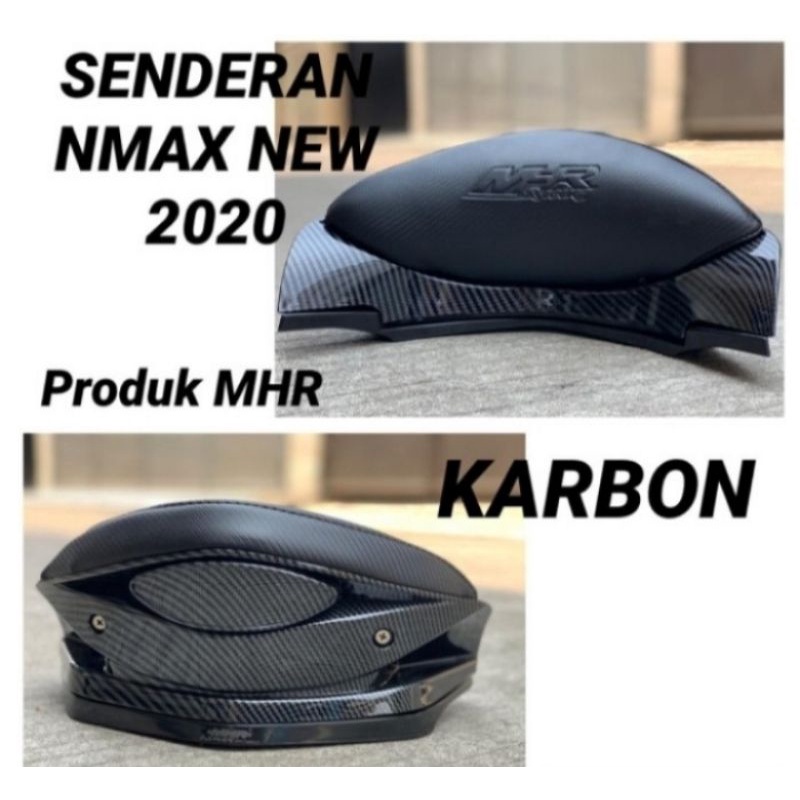 sandaran senderan jok belakang Yamaha new nmax 2020 mhr carbon - Charmoto