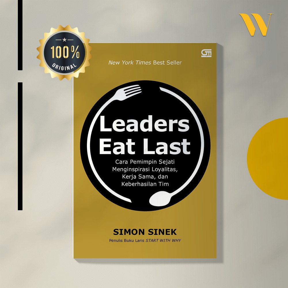Buku Self Improvement "Leaders Eat Last" Baru Original