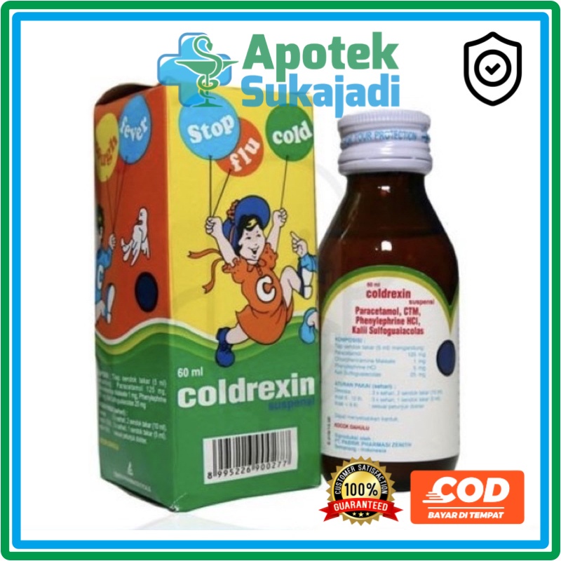 Coldrexin sirup 60 ml ( obat panas batuk pilek anak )