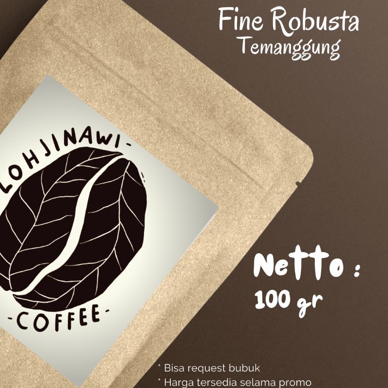

OLEH-OLEH LEBARAN Kopi Robusta Temanggung