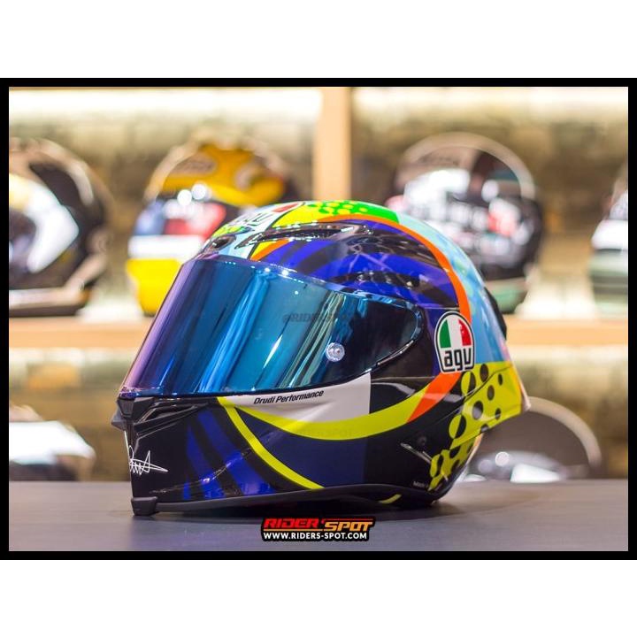 Helm Motor Agv Pista Gp-Rr Winter Test 2020 Full Face Helmet Italy Ori