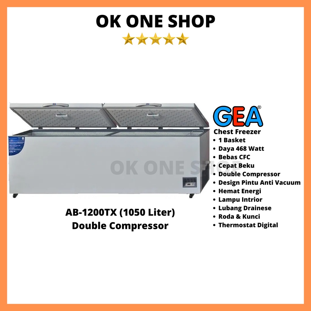 GEA Chest Freezer AB-1200TX/AB-1200 TX