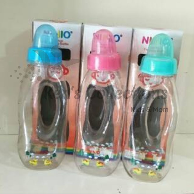 Dot Susu Bayi Botol Susu Dengan Pegangan Asi Ninio BPA Free Aman Model Donat