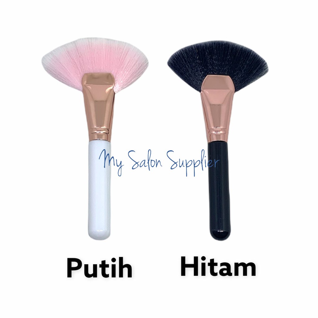 Kuas Make Up Brush Highlight Kipas LEBAR