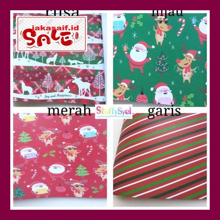 

Natal Aks- Kertas Kado Natal - Hijau 790Natt