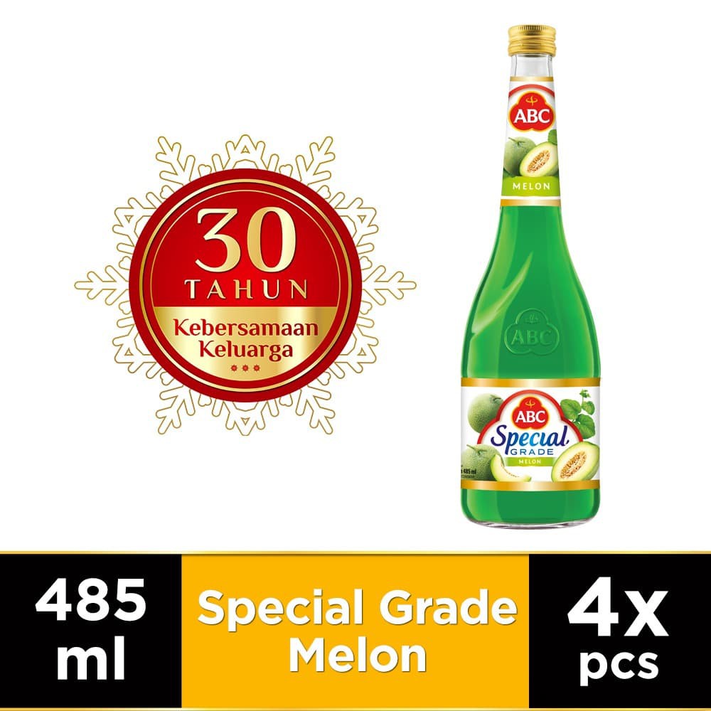

PROMO ABC SIRUP SPECIAL GRADE MELON 485 ML - MULTI PACK 4 PCS TERMURAH