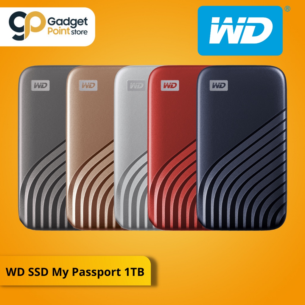 Portable SSD 1 Tera | WD My Passport SSD 1TB - Garansi Resmi