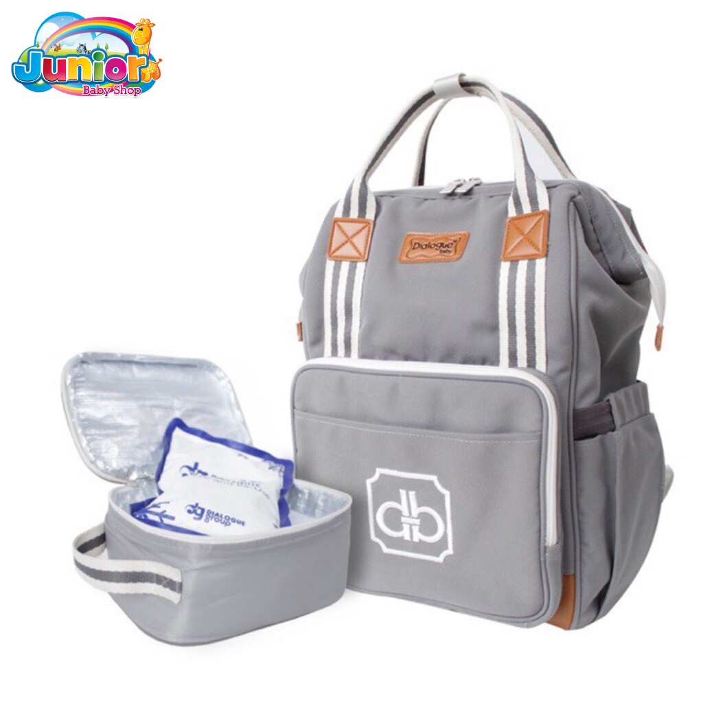 Dialogue Baby Backpack Diaper Bag + Cooler Bag Classy Series DGT 7412