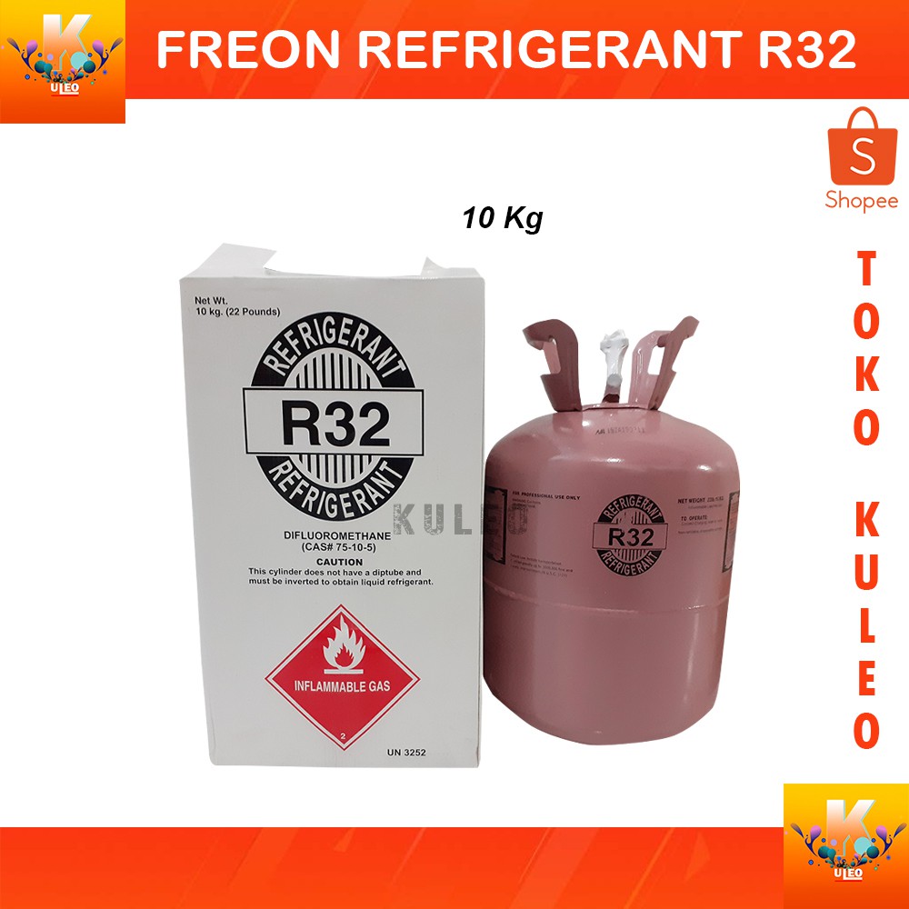 Freon Ac R32 Refrigerant 10 Kg Original Freon R 32 Asli Indonesia