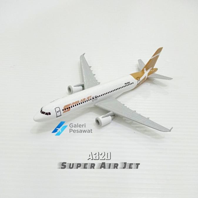 REPLIKA MINIATUR PESAWAT SUPER AIR JET