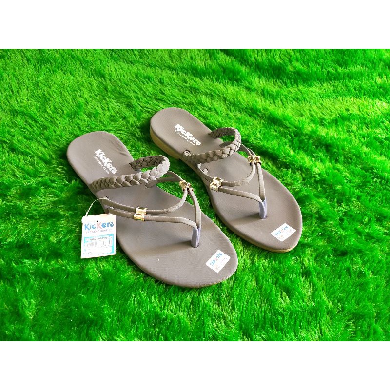 sandal kickers wanita japit kepang