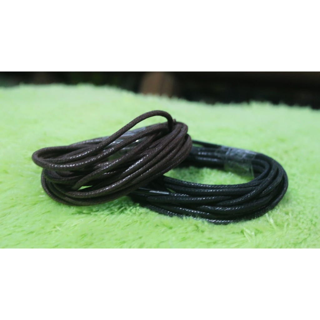 Tali Sepatu Lilin Bulat 90 cm