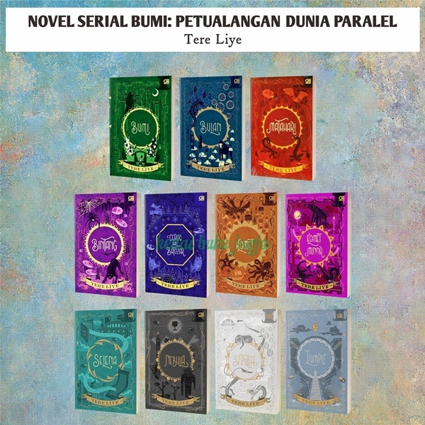 Ready Stok  Novel Bibi Gill & Sagaras karya Tere Liye dan Serial Bumi Lainnya - Bumi - Bulan - Matah
