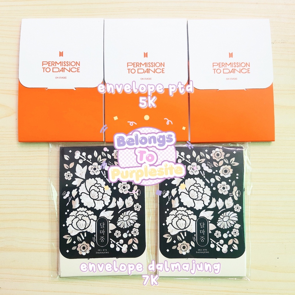 BTS Envelope Mini Photocard PTD & Dalmajung