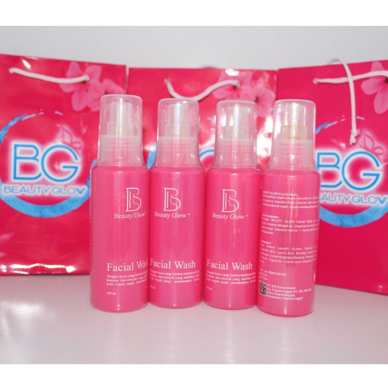 FACIAL WASH BG BEAUTY GLOW SKINCARE
