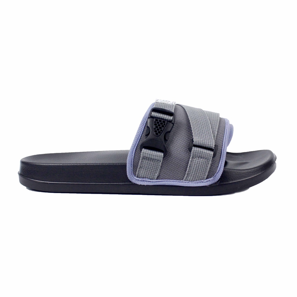 Sandal Slide Pria Wanita Casual Model Distro SWH PL 01 Abu