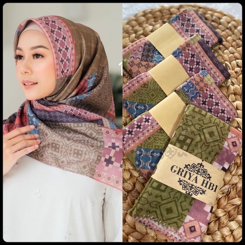 251- 300  Hijab segiempat voal motif-280