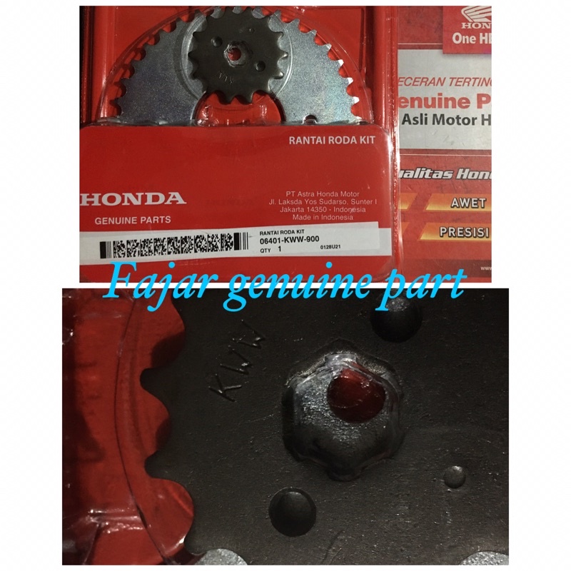 Rantai roda kit girset blade revo absolute 06401KWW900 AHM