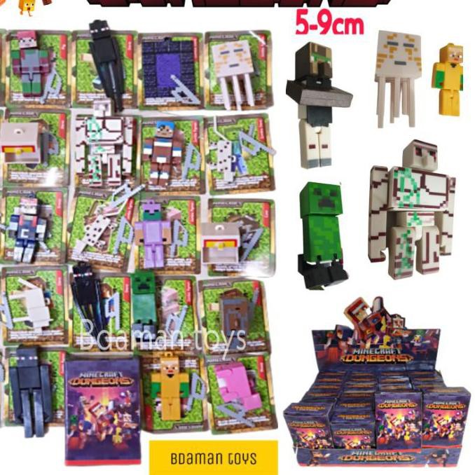 ✸ Bricks Mini Figure Mine craft/Figure mine craft/ mainan mine craft/ Minecraft Enderman stray ✭